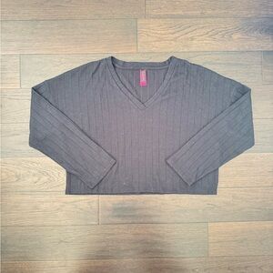 La SENZA Black V-Neck Sweater